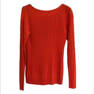 RALPH LAUREN - SILK CABLE KNIT SWEATER